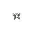 Broche mariposa plata 925