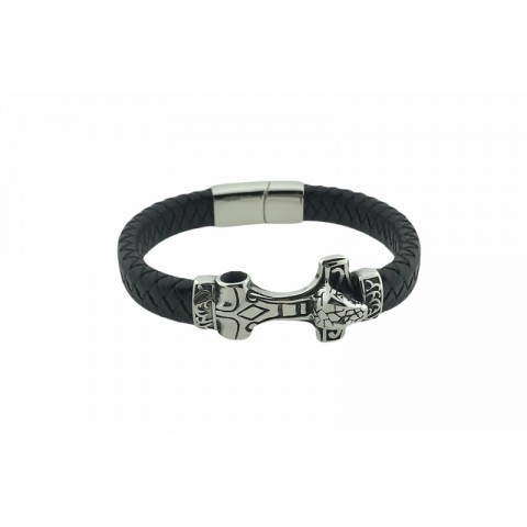 Pulsera acero negro 