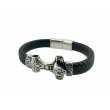 Pulsera acero negro 