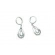 CH-335 Pendientes, Circonitas y Plata 925