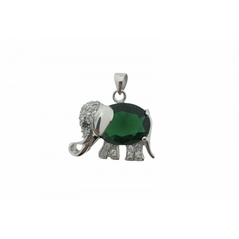  Colgante Elefante Plata 925