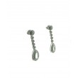 Pendientes circonitas y plata 925 