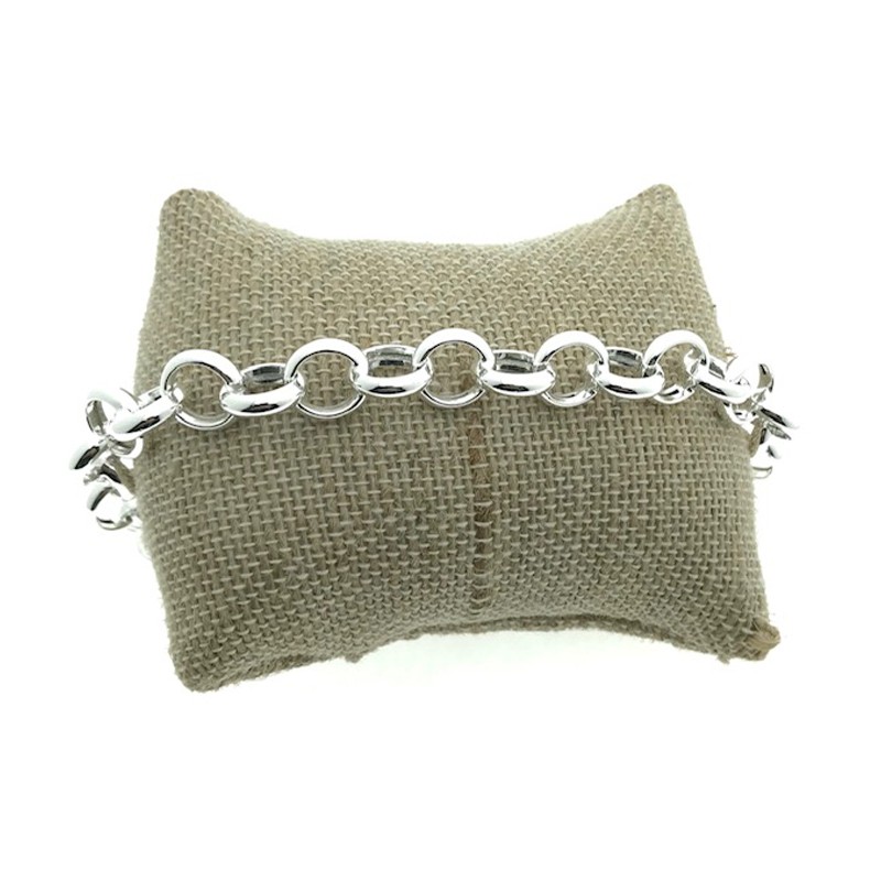 Pulsera rolo plata 925 