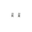 Pendientes omega plata 925 y circonitas 