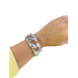 Pulsera electroformin plata 925 eslabones 