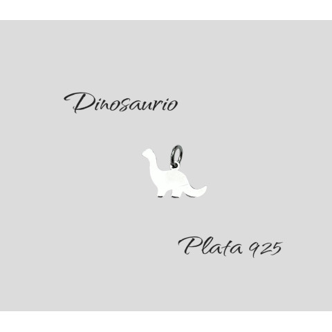  Dinosaurio colgante plata 925