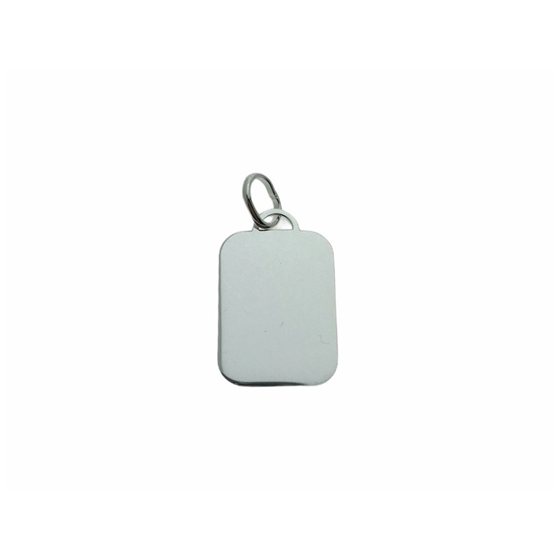 COL085 Chapa Rectangular Plata 925