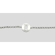 Pulsera rosco grabado plata 925 