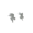  Pendientes Trebol Circonitas y Plata 925