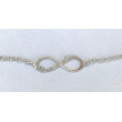 Pulsera infinito personalizada plata 925 