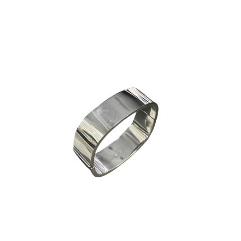 Brazalete ancho rectangular Plata 925 