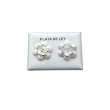 Pendientes flores Plata 925 