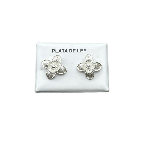 Pendientes flores Plata 925 