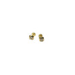 Pendientes circonitas y Oro 18 k