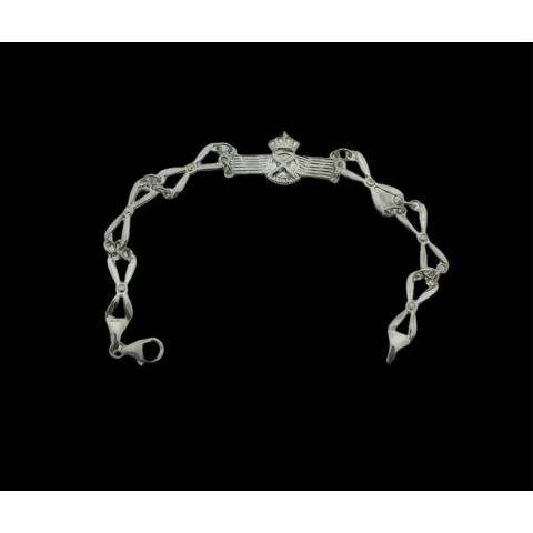 Pulsera Ejercito del Aire Plata 1ªLey 925mm  