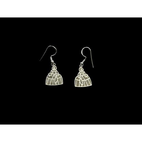 Pendientes meninas plata 925 