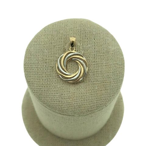 Colgante espiral Oro 18K