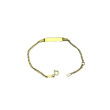 Esclava Barbada chapa Oro 18 k 