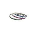 Brazalete circonitas y Plata 925 